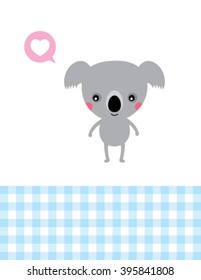 love teddy bear card vector