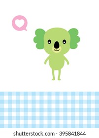 love teddy bear card vector