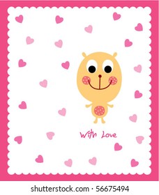 love teddy doodle