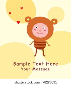 love teddy doodle