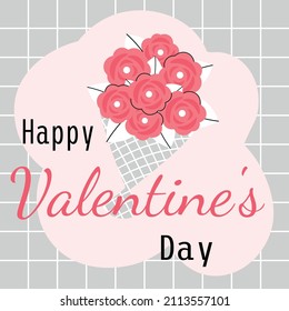 Love template for Valentine's day. Greeting card, postcards, declaration of love, labels. posters.	