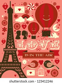 love template vector/illustration