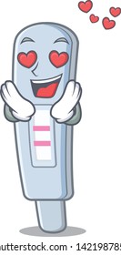 In love test pack in cartoon medicine cabinet