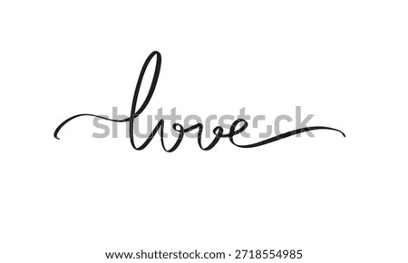 love text font calligraphy hand written lettering script black color object icon love sign symbol happy valentine day banner greeting card wedding 14 fourteen day date february month romance valentine