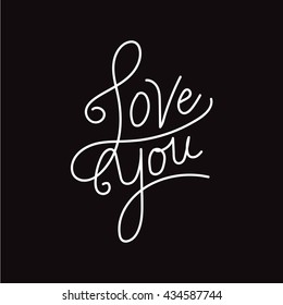 LOVE text icon Illustration design