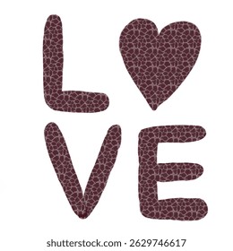 love text. patterned text. fashion and more