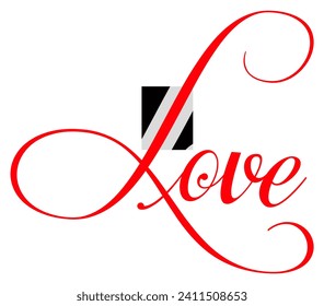 Love text stickers with a black background... suitable for editing material