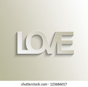 Love Text, Vector