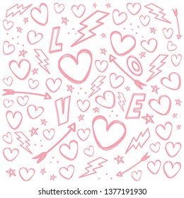 love theme valentine