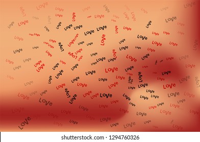 Love themed background and texture Vector AI