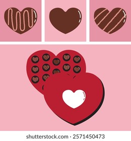 Love Themed Chocolate Box for Valentine Day