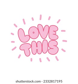 Love this - web sticker with unique lettering 