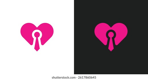 Love with Tie Logo Design