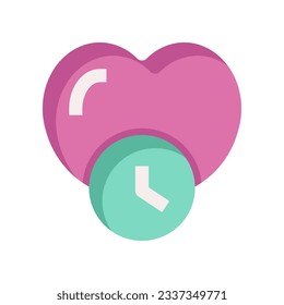love time icon for your website, mobile, presentation, and logo design.
