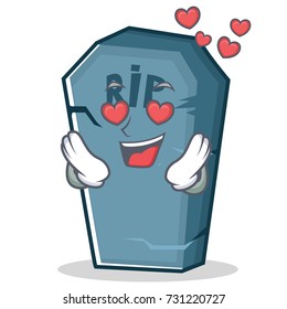 In love tombstone character cartoon object