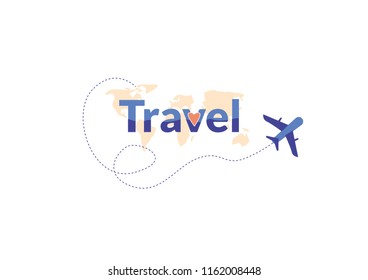 Love Travel Vector 