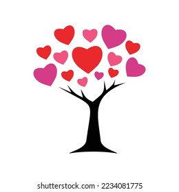 Love tree 3 logo icon template