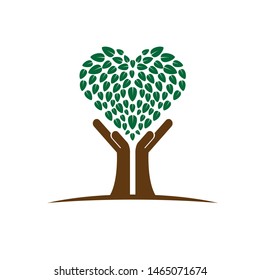 Love tree or Care tree design