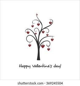 Love tree Happy Valentine's day