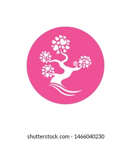 Love tree with heart leaves vector illustration
