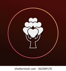 love tree icon