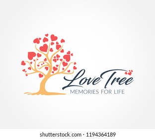 Love Tree Logo Template 