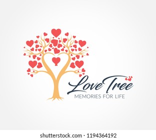 Love Tree Logo Template 