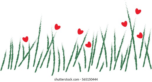 Love Tree. Vector illustration. 
