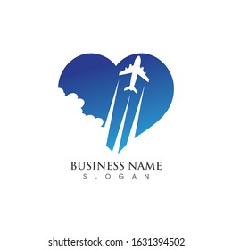 Love Trip awosome simple creative logo template design