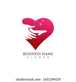 Love Trip awosome simple creative logo template design