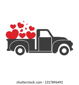 Love Truck Valentines Day