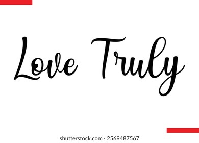 Love Truly spirit quote modiren text typography