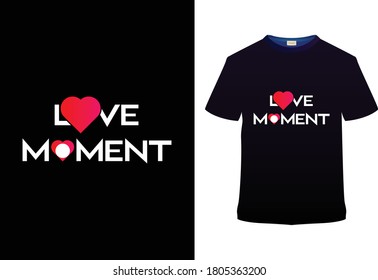 Diseño de camisetas de amor o vector de camisetas