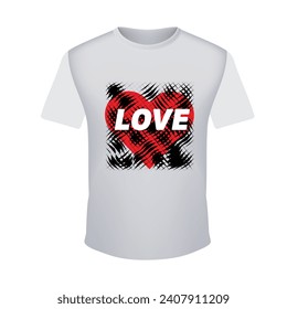 love. T-shirt design vector design