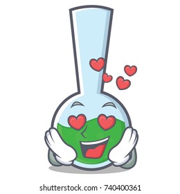 In love tube laboratory character cartoon