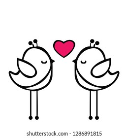 Love. Two Birds. 
