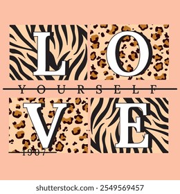 LOVE TYPE AND ANIMAL PRINT COLORS FOR INSPIRE