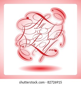love typographic