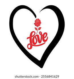 Love Typography Art: A blend of creative fonts and design, showcasing love-themed words and messages in captivating styles perfect for prints and decor.