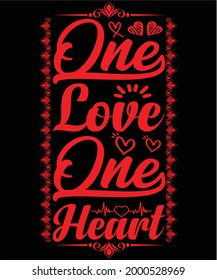 Love typography calligraphy t shirt design