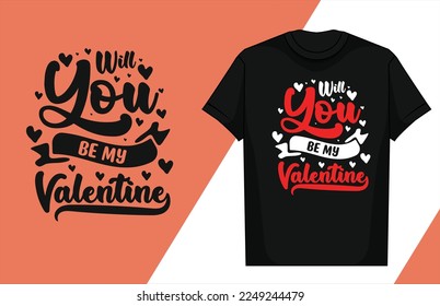 Love typography lettering design love typography t-shirt design valentine typography t-shirt

