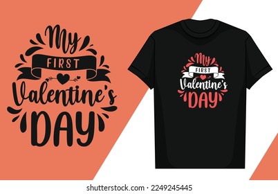 Love typography lettering design love typography t-shirt design valentine typography t-shirt

