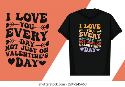 Love typography lettering design love typography t-shirt design valentine typography t-shirt

