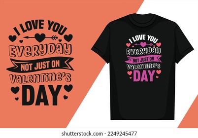 Love typography lettering design love typography t-shirt design valentine typography t-shirt

