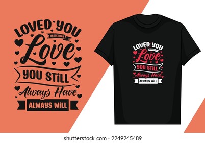 Love typography lettering design love typography t-shirt design valentine typography t-shirt

