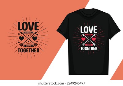 Love typography lettering design love typography t-shirt design valentine typography t-shirt

