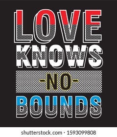 love typography for print t shirt 