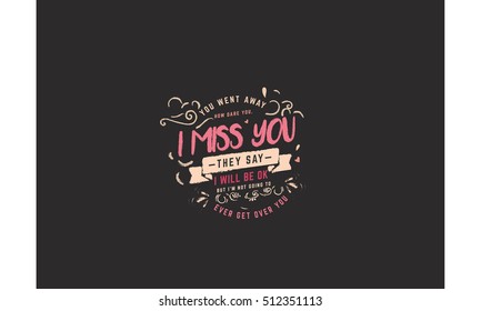 love typography quote vector