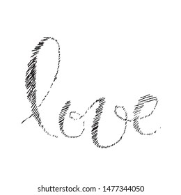 Love typography sign. Love holiday text for decoration. Lettering hand drawn. Calligraphy for logo unique. Decorative type for home, print, web, banners, posters. Valentines day text. Wedding type.

