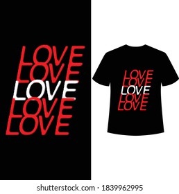 love typography t-shirt design,print ready t-shirt,t-shirt template
